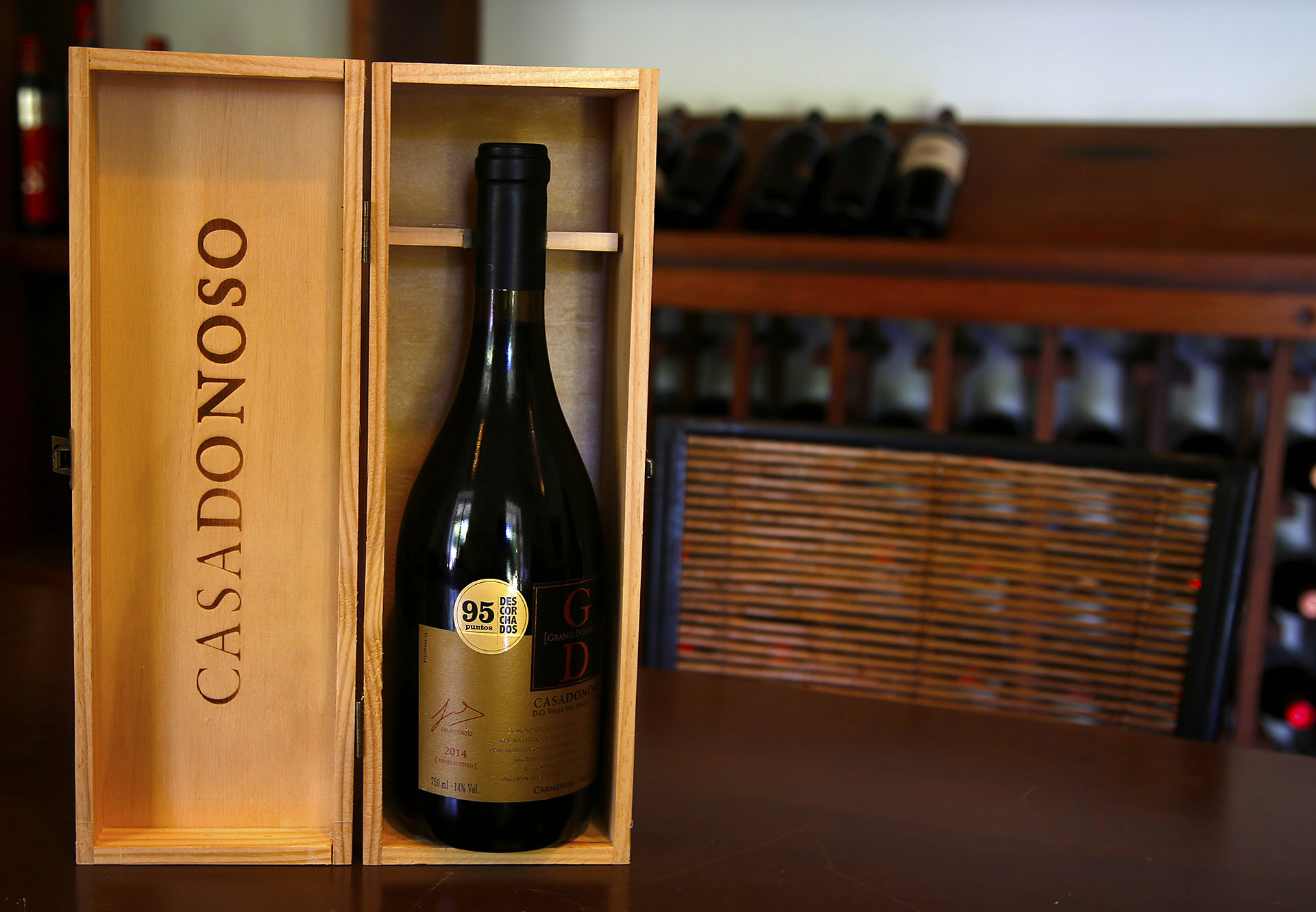 Botella de Casa Donoso